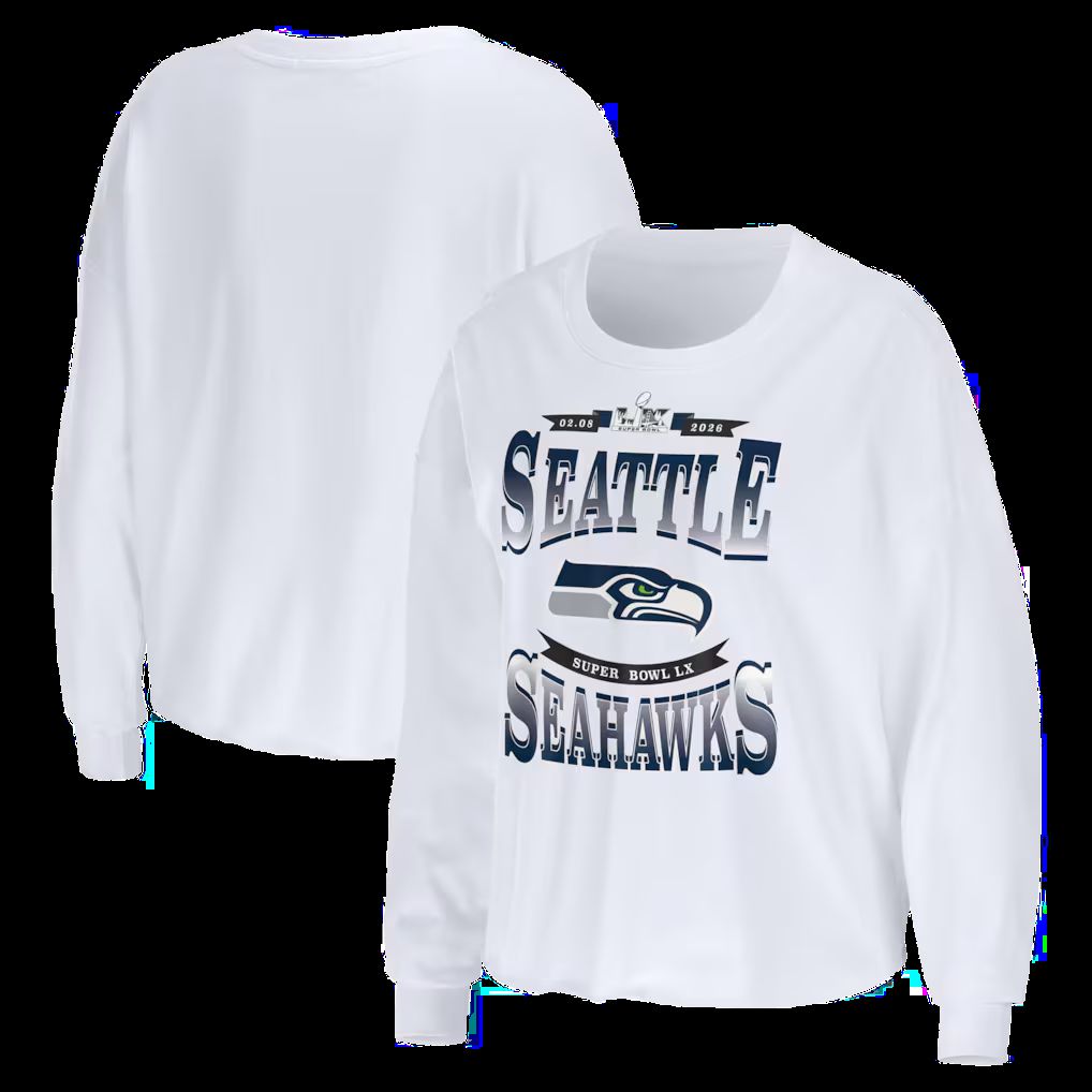 Men 2026 Nike NFL Seattle Seahawks Hooded long sleeved T-shirt white 010->nfl t-shirts->Sports Accessory